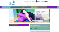 Desktop Screenshot of bloomyogastudio.com